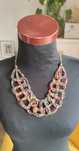 Kolorowy naszyjnik z koralików etno boho hippie necklace