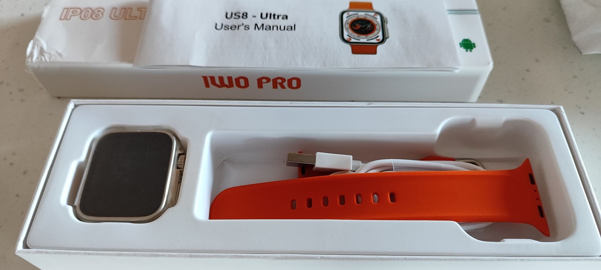 Zegarek Smartwatch unisex  8 watch ultra kolor Orange