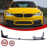 BMW F80/F82/F30 M3 Look Splitter Dokładka Zderzaka Czarny Połysk