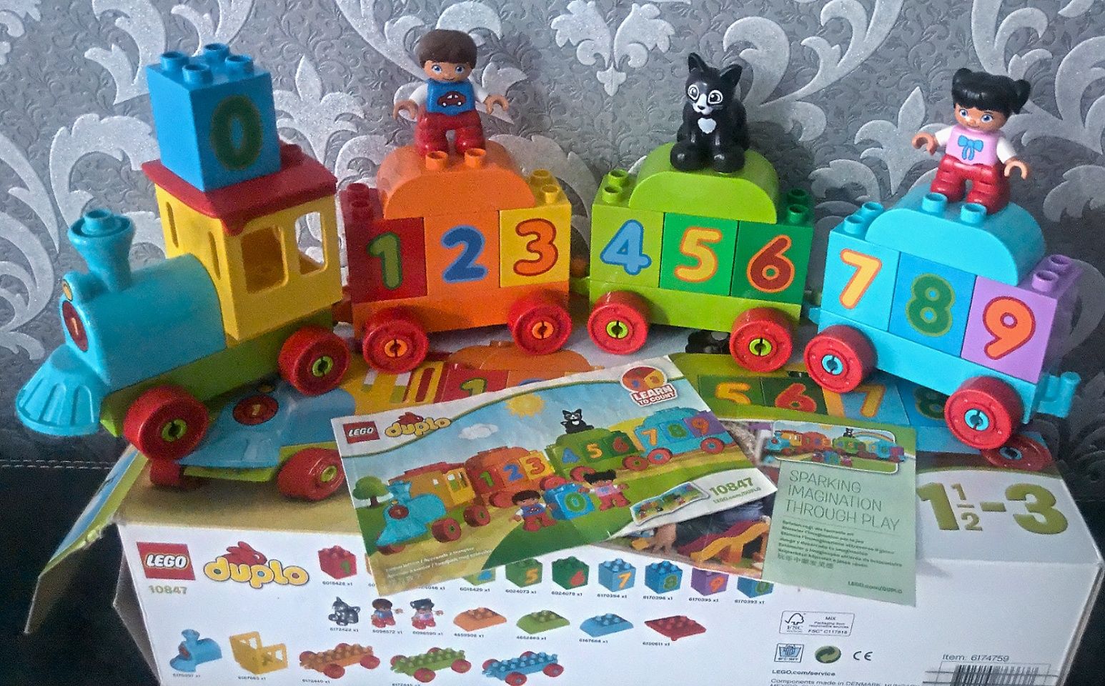 LEGO Duplo pociąg ciuchcia 10847  prezent dzień dziecka