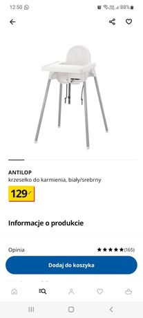 Fotelik krzeselko do karmienia IKEA ANTILOP
