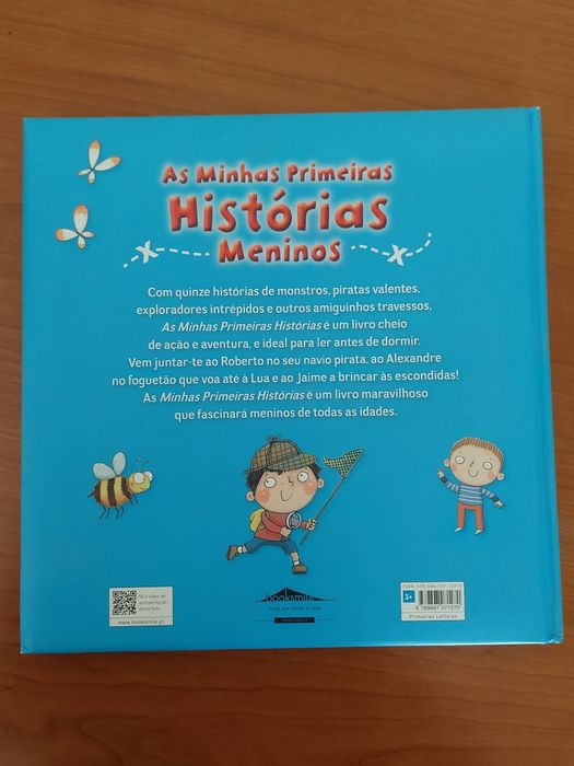 Livro "Histórias para meninos" C/portes