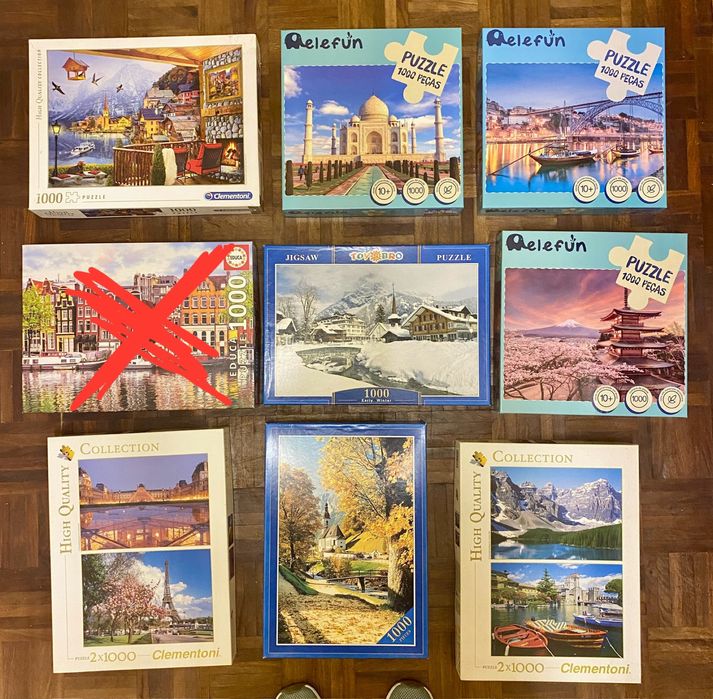 Puzzles vários tamanhos
