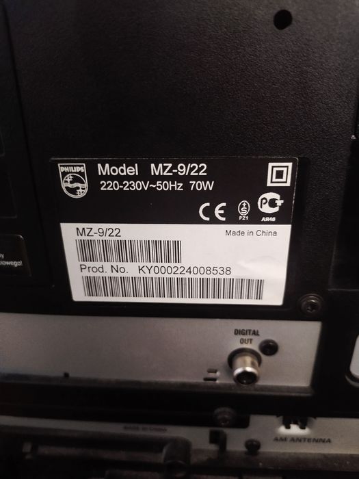 Wieża Philips 3cd radio