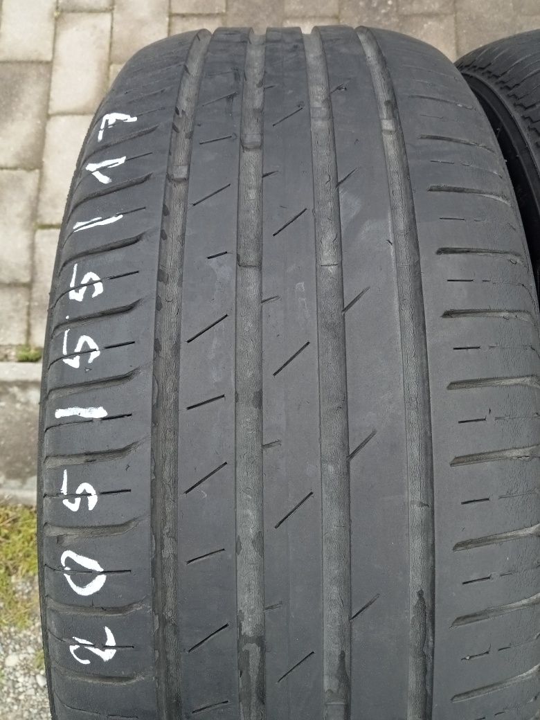2x Opony Używane Letnie 205/55R17 Ceat