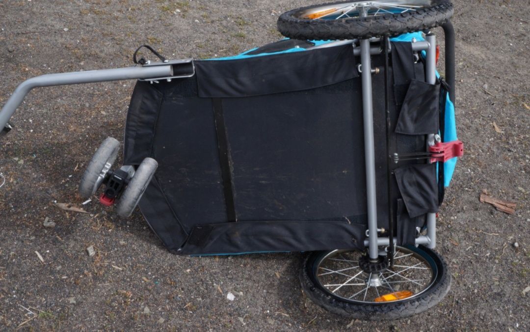 Przyczepka rowerowa dla psa