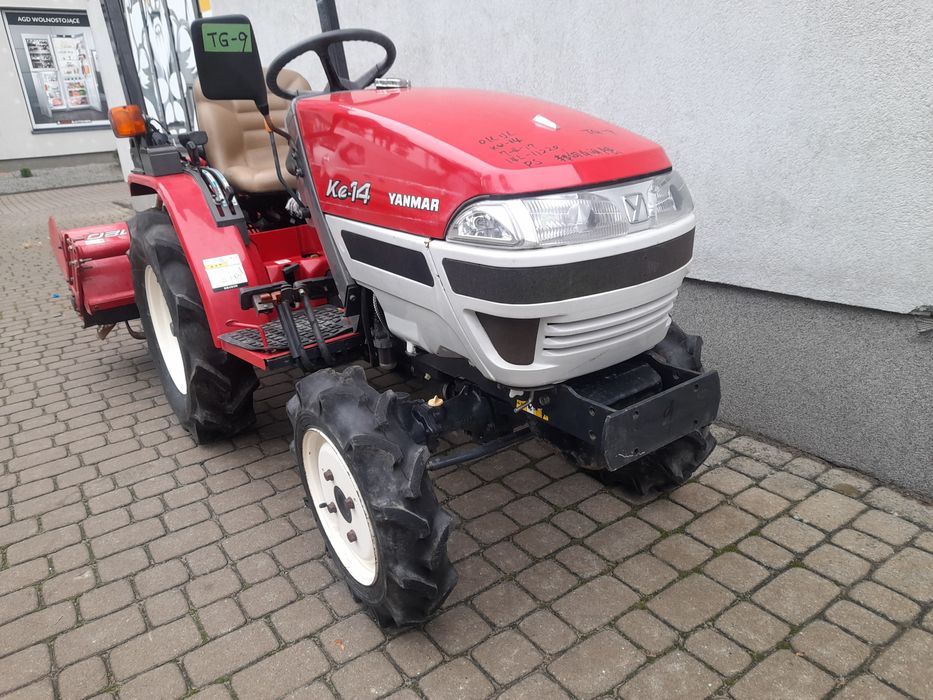 Traktorek z glebogryzarką yanmar ładowacz kubota John deere