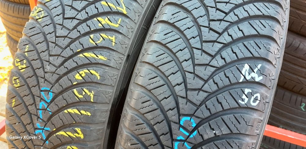 Opony Wielosezonowe 175÷65÷14÷.Jak NOWE 8 mm.Adres-ZALESIANY 33 A.