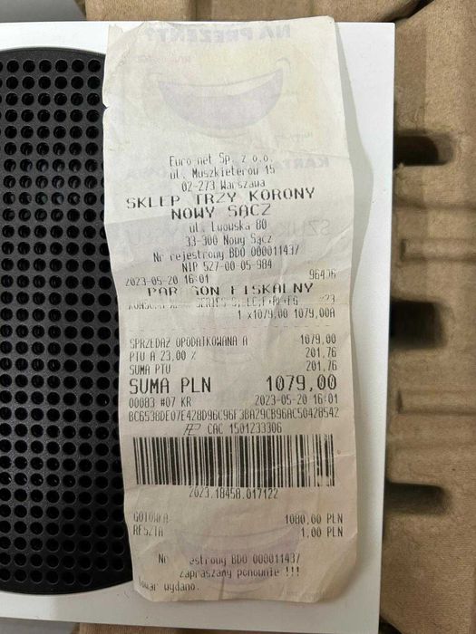 Xbox Serias S 512GB SSDD