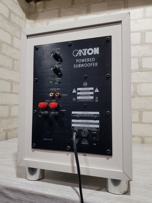 150W! Активний сабвуфер CANTON SUB 6.2, потужність 120 Вт, б/у з Німеч