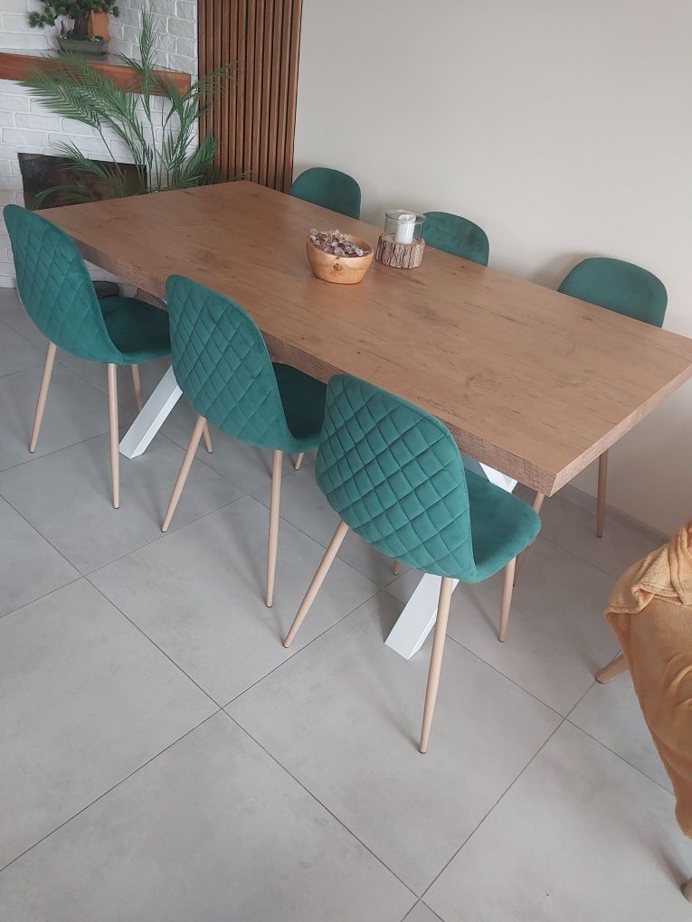 stół 180cm x 90cm dwie wkładki dodatkowe