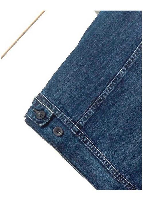 Kamizelka M 38 jeansowa granatowa katana bezrękawnik