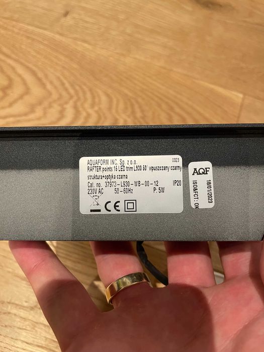 AQUAForm RAFTER points 15 LED trim wpuszczany L930 50°