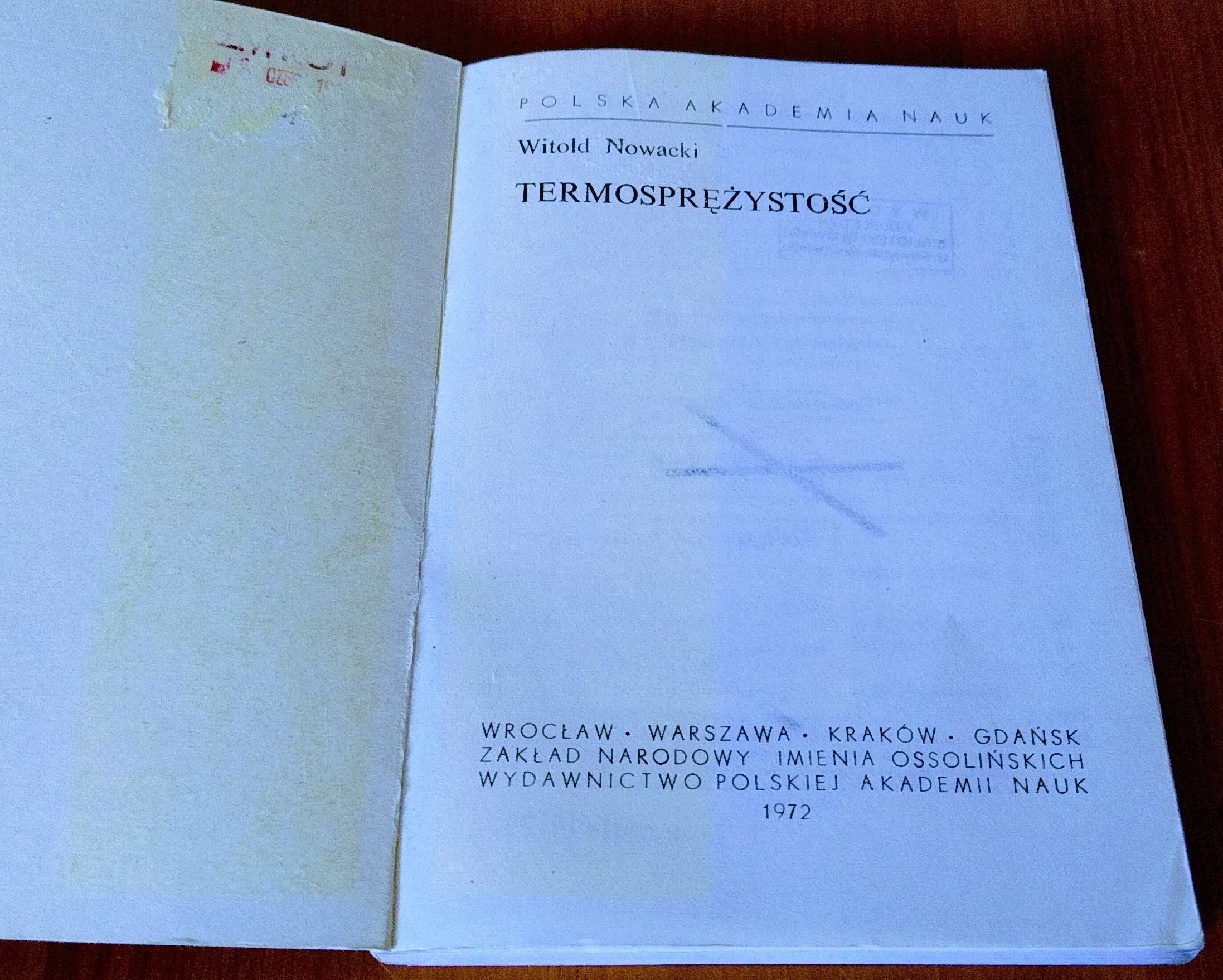 Termosprężystość / Witold Nowacki 1972