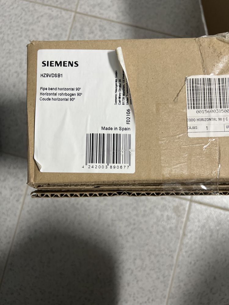 Siemens conduta de ar