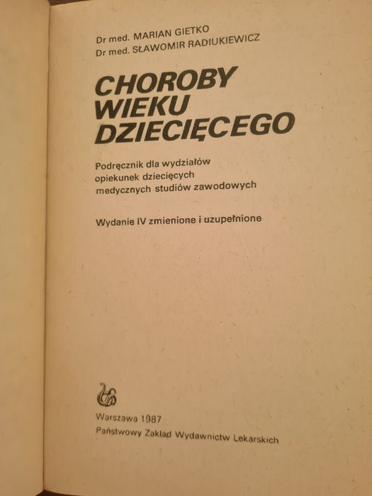 Choroby wieku dziecięcego - Książka