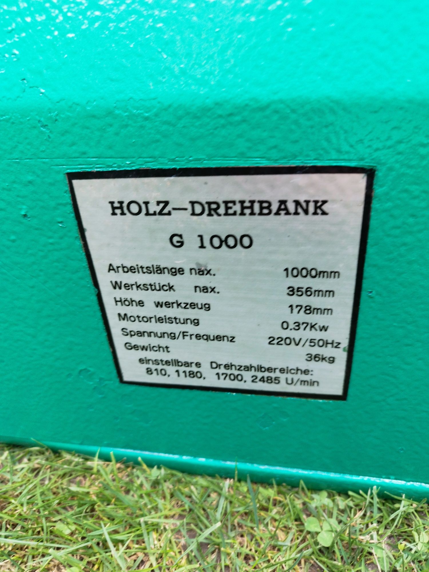 Tokarka do drewna HOLZ - DREHBANK