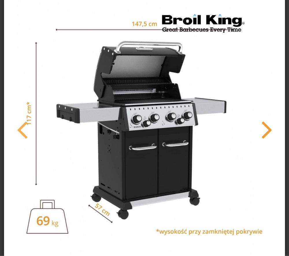 Grill Gazowy Broil King Baron 440 PRO