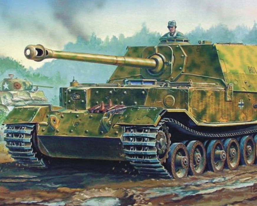 Model plastikowy do sklejania czołg Elephant Trumpeter 07204