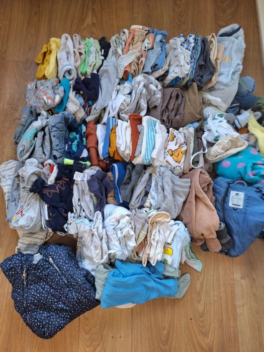 Wielka paka ubranek dla chłopca. Ponad 100 sztuk