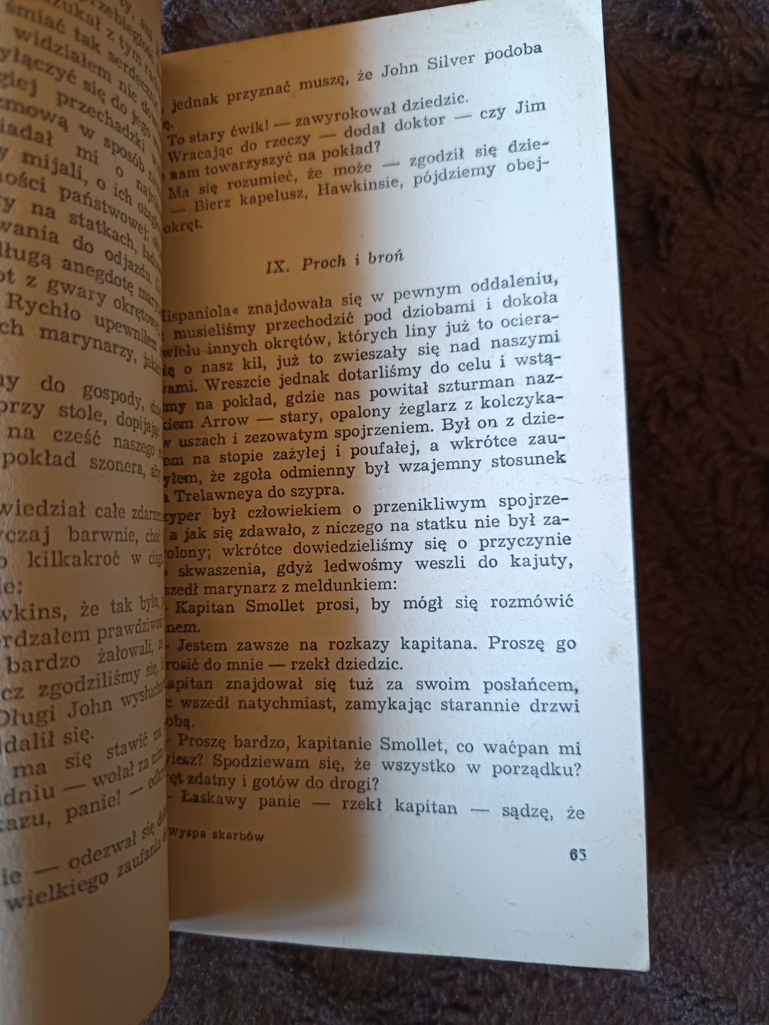 Wyspa skarbów - Robert Louis Stevenson, książka, rok 1974