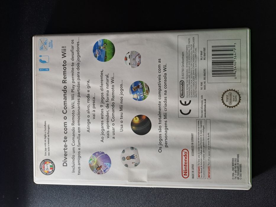 Jogo Wii Play (sem instruções)