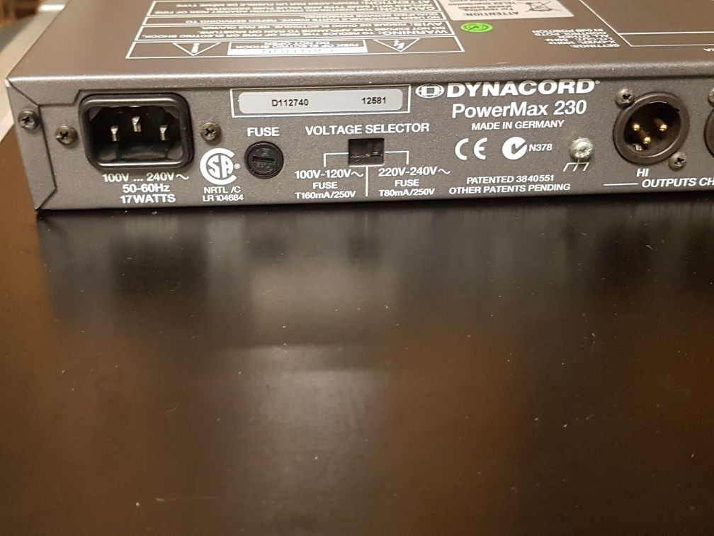 Dynacord Powermax 230, jak Electro Voice, DBX, Stan ideał!