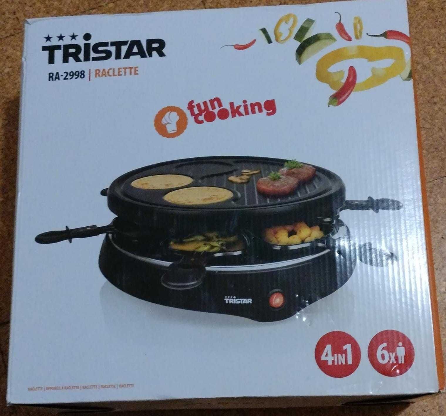 Raclette Tristar RA-2998, 800W, para 6 pessoas
