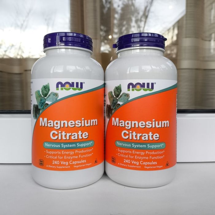 Магний цитрат, цитрат магния, США, 60/120/240 капсул, магне, магнэ