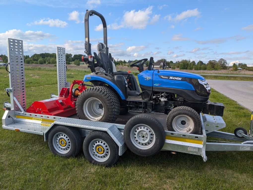 Wynajem traktorka 4x4 z kosiarką bijakowa 140cm
