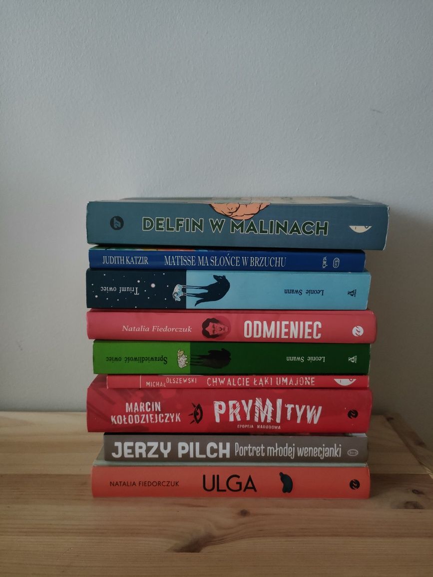 zestaw książek literatura obyczajowa