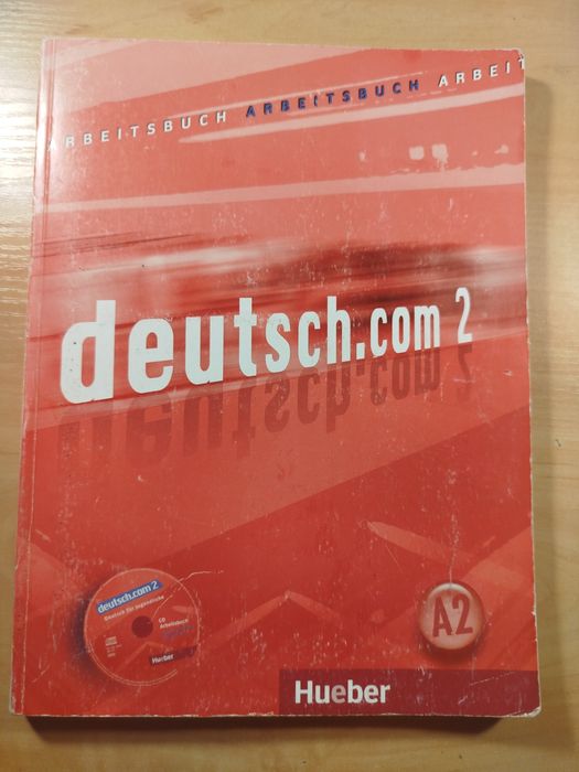 Deutsch.com 2 , Arbeitsbuch + Kursbuch + CD / підручник+зошит комплект