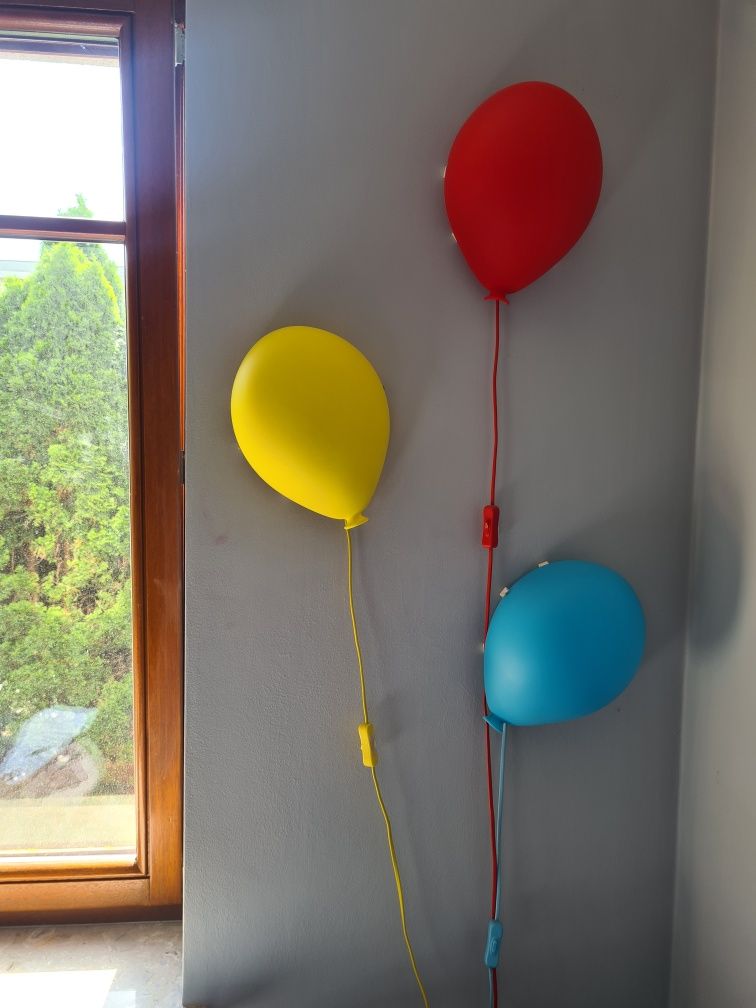 Balony lampki ścienne ikea baloniki kinkiet