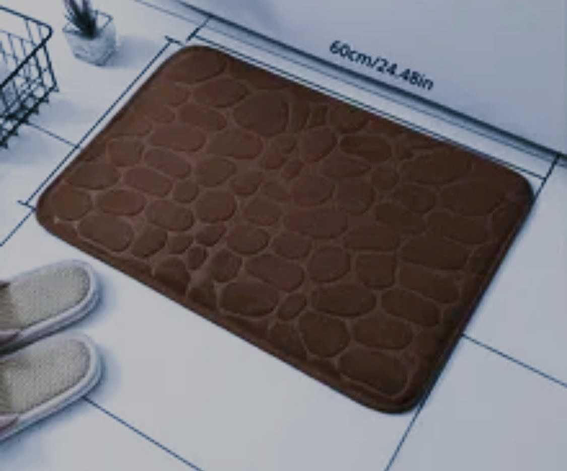 Коврик для ног коричневый - ванная спальня кухня прихожая