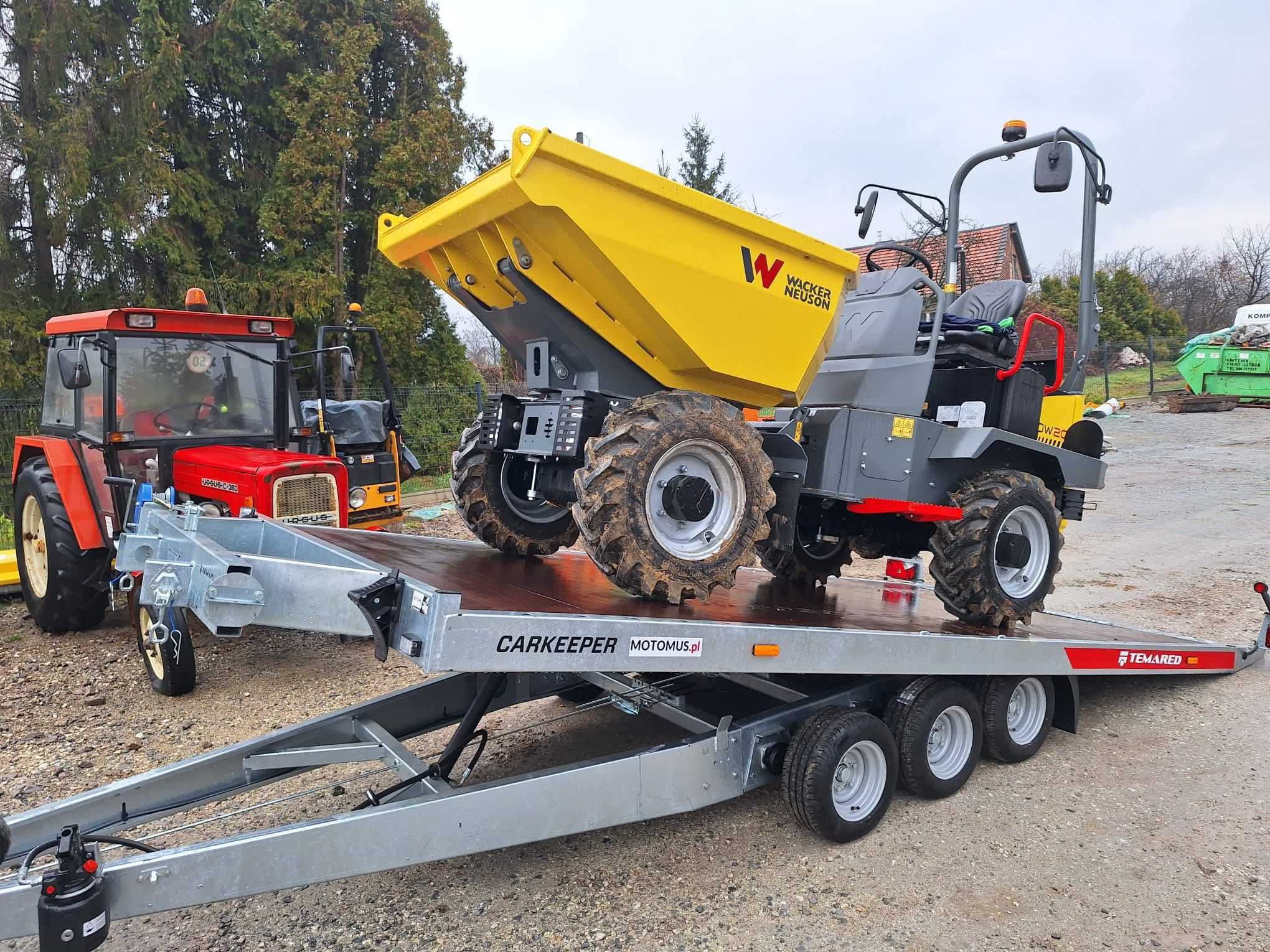 Pomoc drogowa laweta 15T transport maszyn samochodów holowanie Kraków