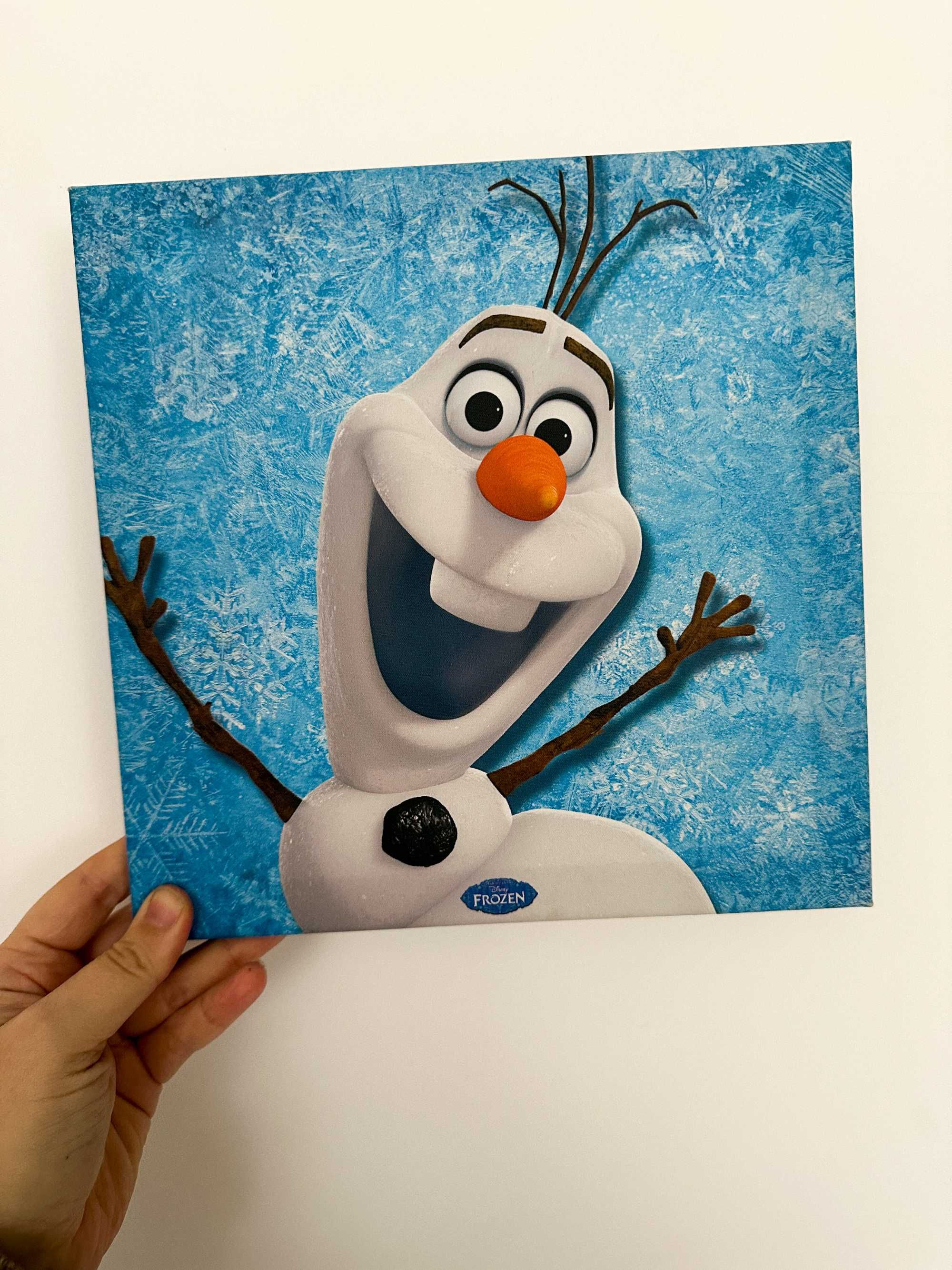 Ozdoba do pokoju dziecięcego plakat Olaf obraz na płótnie Kraina Lodu