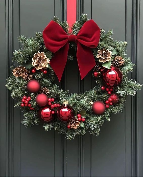 Різдвяні Композиції Вінки Гірлянди Ялики Олені