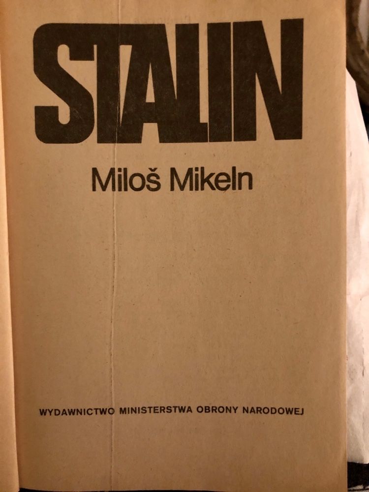 Książka: Stalin, Miloš Mikeln, wyd. MON