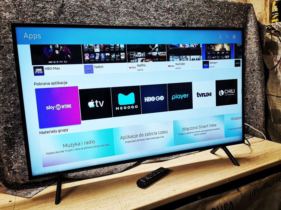 43" Samsung Smart TV 4k  2020r  Wifi led telewizor air play telewizor