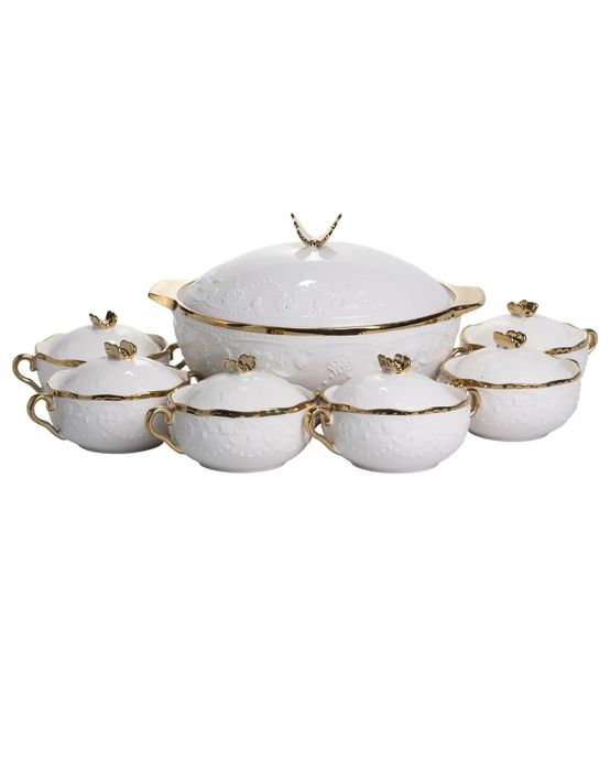 Суповой сервіз на 6 персон 3 літра з бульонницями 300 мл.