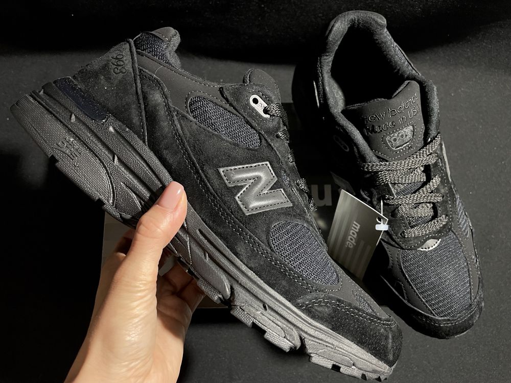 Кроссовки New Balance 993 black оригинал черные