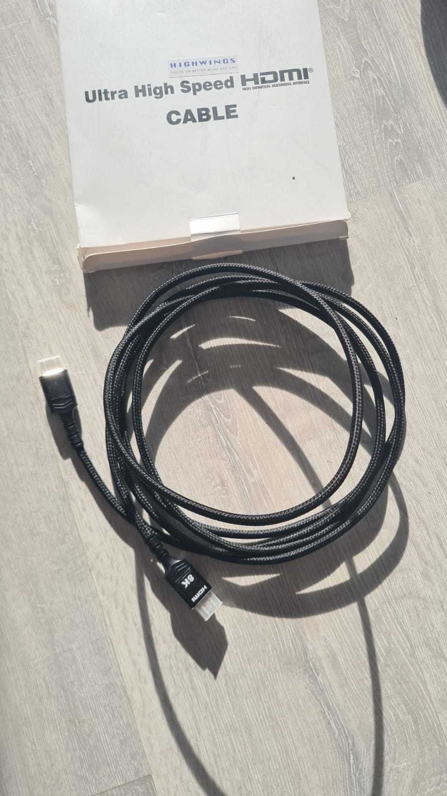 Kabel HDMI 8K 2,5m Ultra high speed Highwings PS5 SPP736