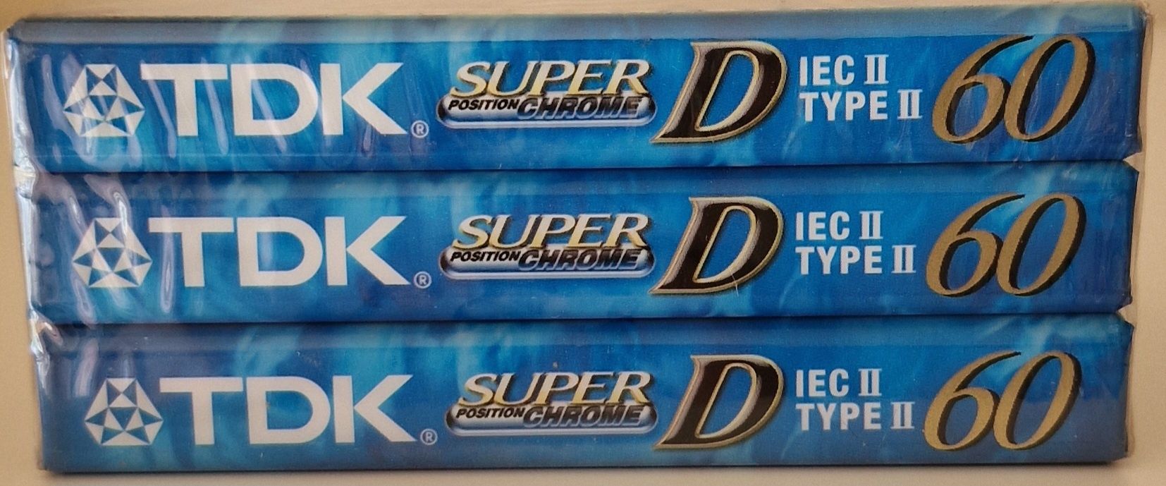 Cassetes TDK D60 Super Chrome Type II