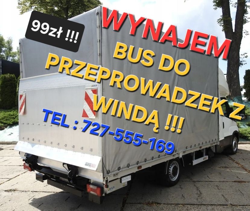 Wynajem Busa  Bus wynajem  Blaszak do Wynajęcia PLANDEKA WYNAJEM