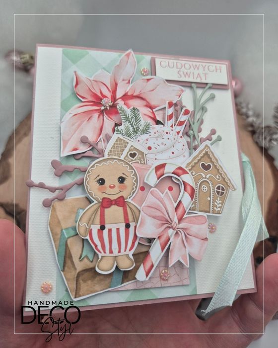 Etui/koperta na kartę podarunkową lub pieniądze Boże Narodzenie prezen