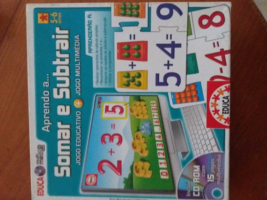 Jogo didáctico "Somar e Subtrair"