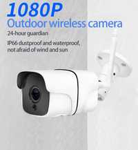 Câmara Vigilância Exterior WIFI • 3MP 1080P • Visão Noturna IR • APP