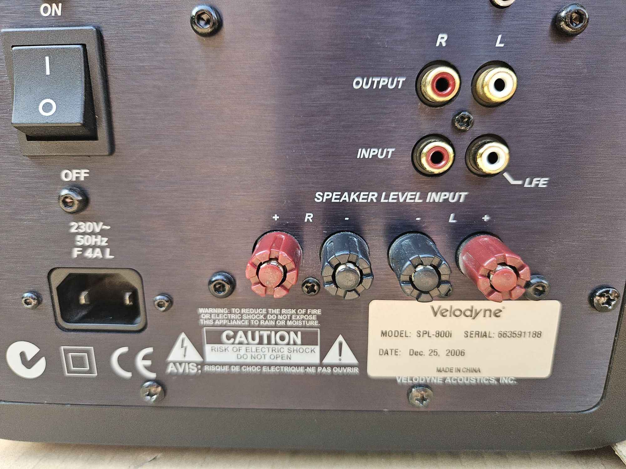 Velodyn SPL 800i саб сабвуфер