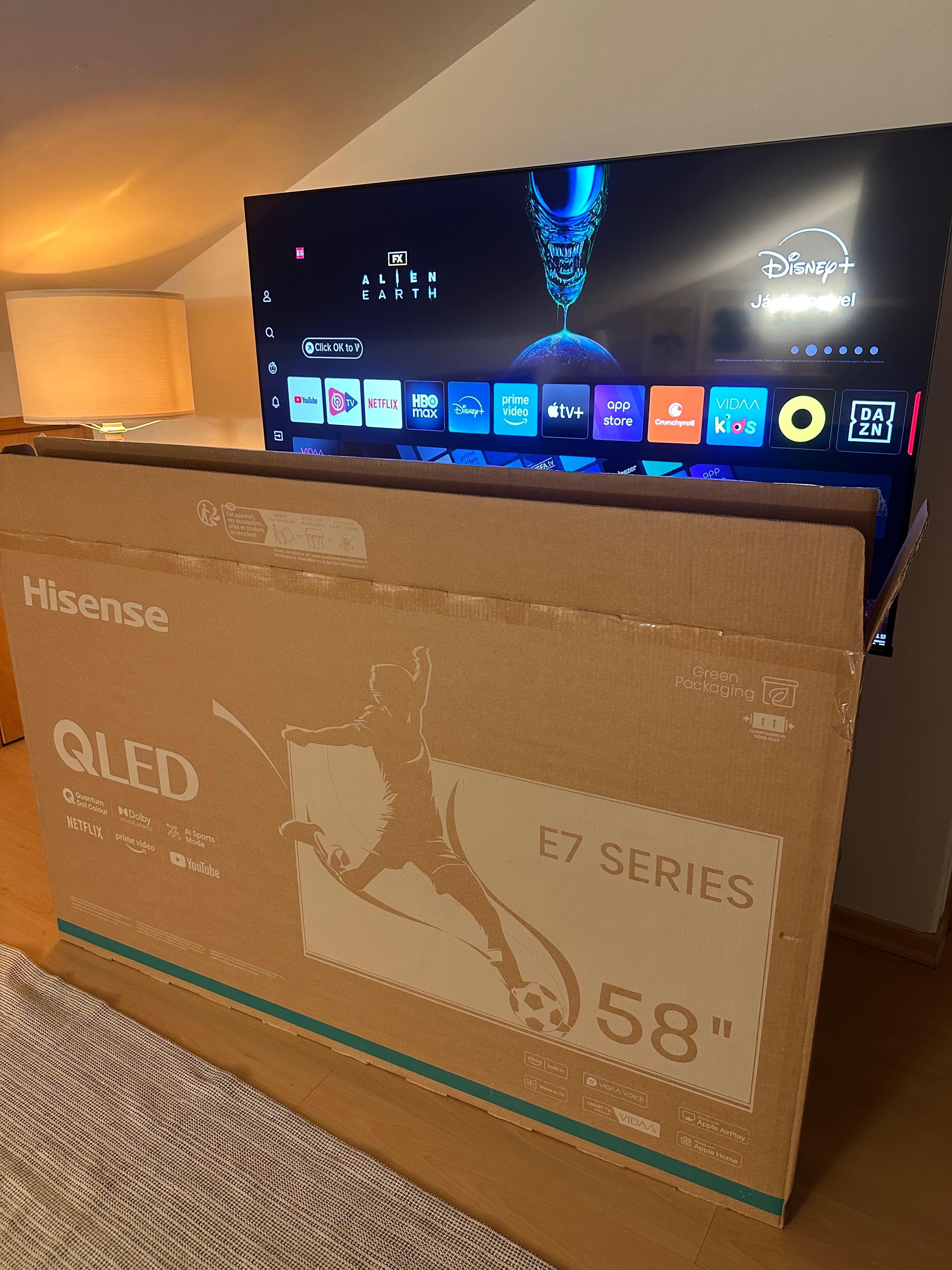 TV HiSense QLED 58