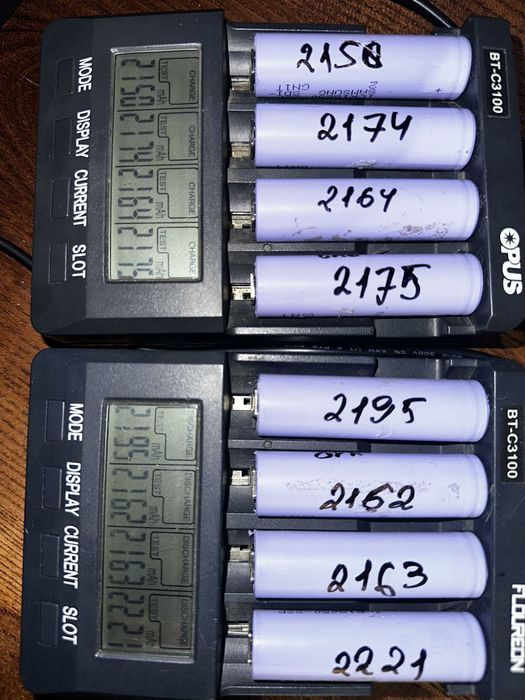 Акумулятори li-ion 18650 samsung 22p, samsung inr 29e 2900ma